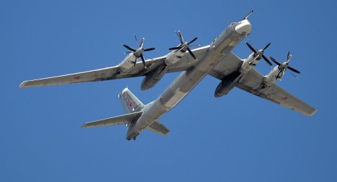 Tu-95MS over Alaska