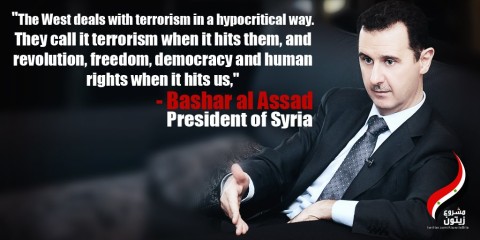 Assad-US-terrorism in Syria