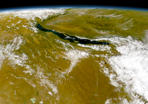 Baikal as seen from the OrbView-2 satellite