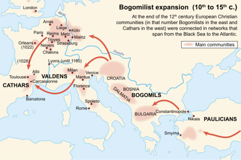 Bogomils in Europe 10th century