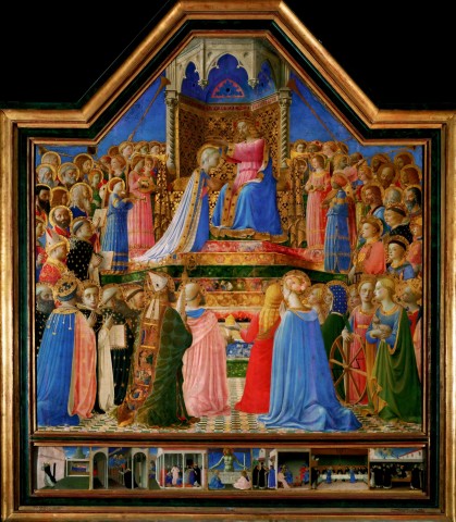 Fra Angelico, Coronation of the Virgin, 1434-1435, Louvre