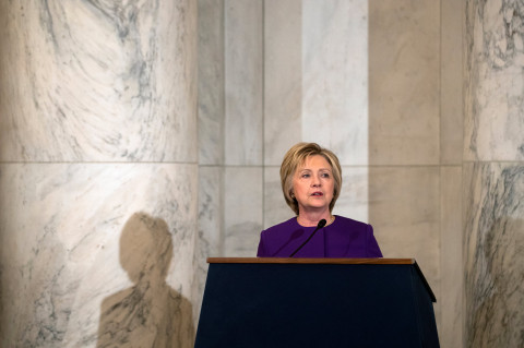 Hillary Clinton in Washington on 2016, Dec. 8. On Thursday, she said that the hacking attacks carried out by Russia against her campaign and the Democratic National Committee were “an attack against our country.” Photo: Credit Stephen Crowley/The New York Times