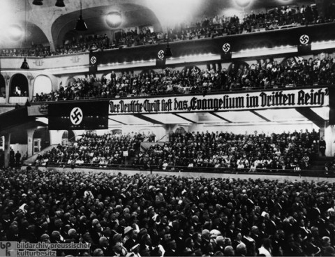 Reich Conference of German Christians at the Sportpalast in Berlin (November 13, 1933).