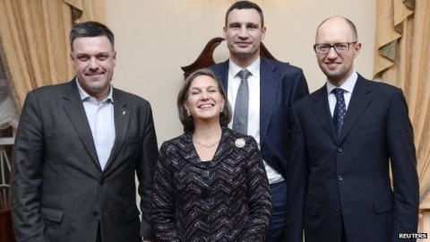 US Assistant Secretary of State Victoria Nuland together Neo Nazis