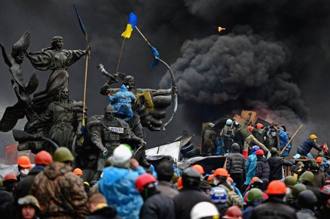 Ukraine-Masks of revolution by Paul Moreira-Maidan