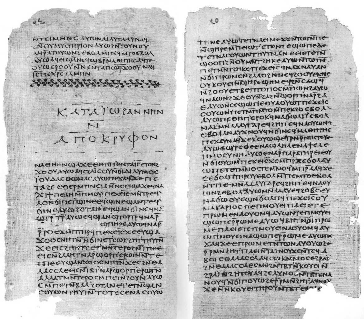 Papyrus s textem Tomášova evangelia z Nag Hammadi v Egyptě. Tomášovo evangelium je autentická a nejlépe dochovaná Kristova informace, kterou máme k dispozici. Jako jediné uniklo církevní cenzuře. Důkazy o jeho pravosti najdete v našem seriálu o vzniku Nového zákona (Tajnosti církve).