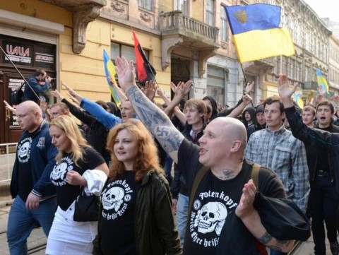 ukraine-Fascists of the world, unite!-Yes, they're clearly interested in democracy