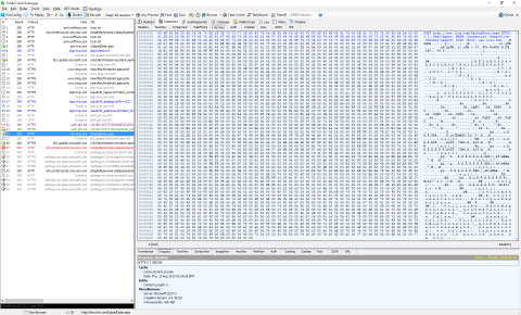 Shown in the Fiddler debugging Web proxy, the request that the Start menu makes every time you start typing into it or boot your machine