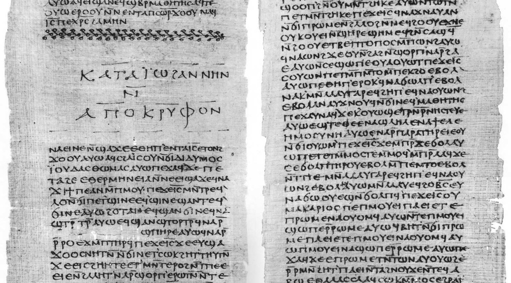 Papyrus s textem Tomášova evangelia z Nag Hammadi v Egyptě. Tomášovo evangelium je autentická a nejlépe dochovaná Kristova informace, kterou máme k dispozici. Jako jediné uniklo církevní cenzuře. Důkazy o jeho pravosti najdete v našem seriálu o vzniku Nového zákona (Tajnosti církve).